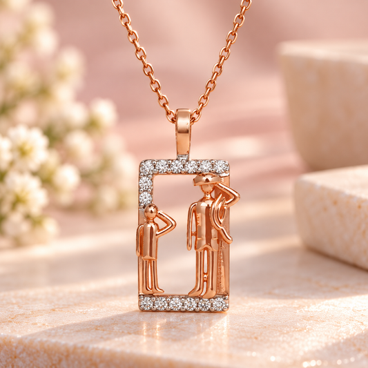 Proud Salute Moment Gold Chain and Pendant