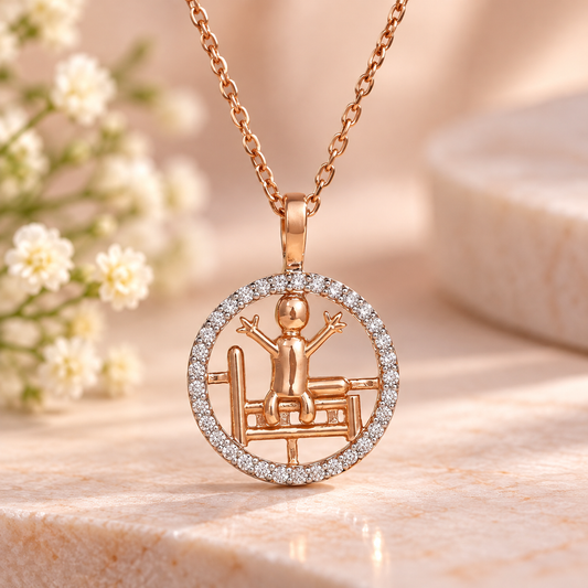 New Day Start Gold Chain and Pendant