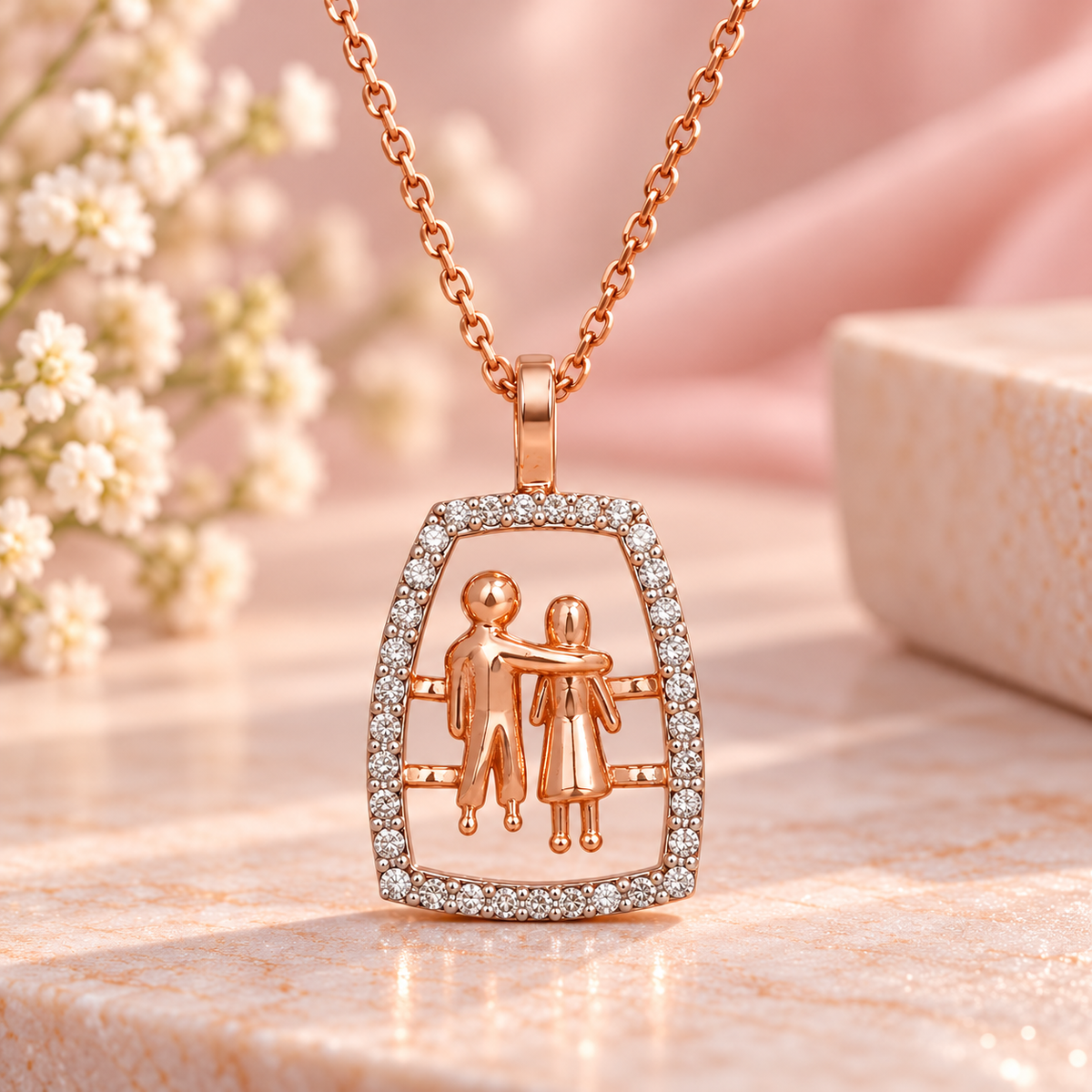 Comfort Shoulder Rest Gold Chain and Pendant