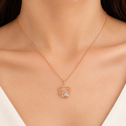 Cozy Koala Hugs Gold Chain and Pendant