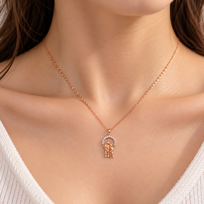 Always By Side Gold Chain and Pendant