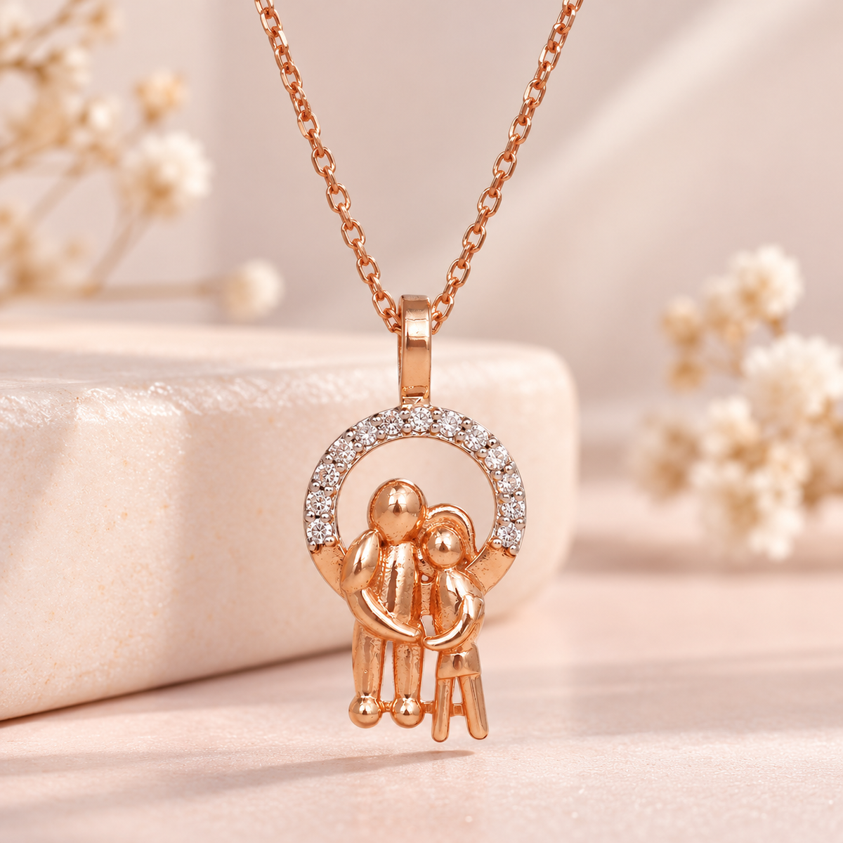 Always By Side Gold Chain and Pendant