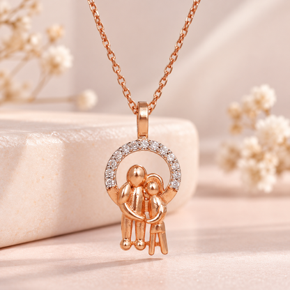 Always By Side Gold Chain and Pendant