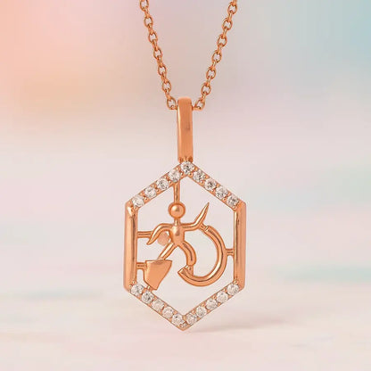 Warrior Within Us Gold Chain and Pendant