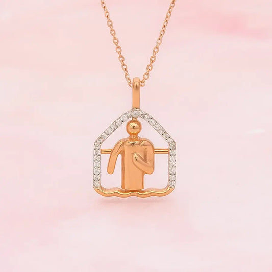 Reader Gold Chain and Pendant