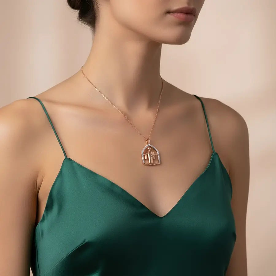 Reader Gold Chain and Pendant