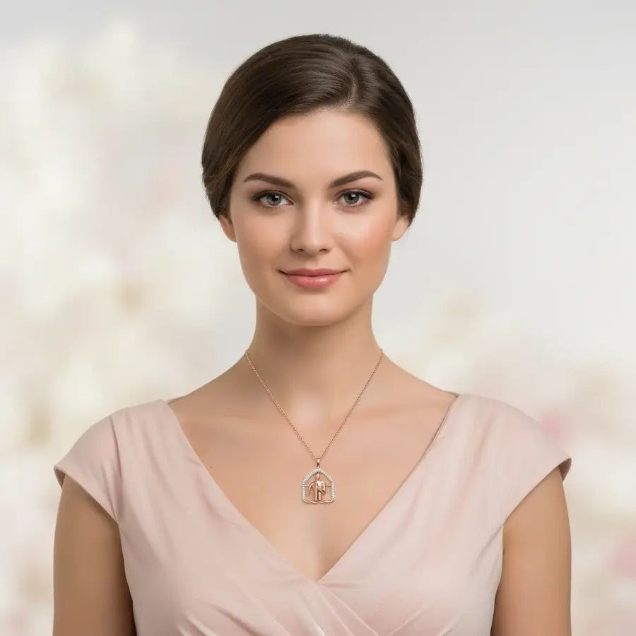 Reader Gold Chain and Pendant