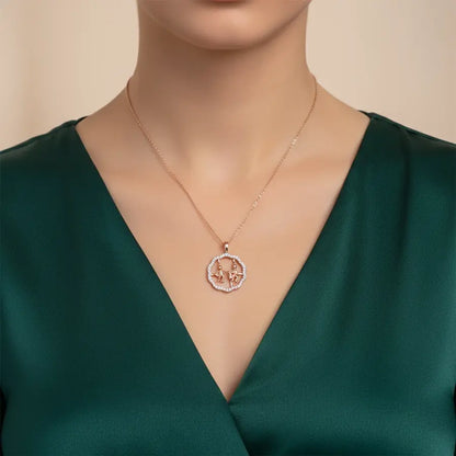 Cleanliness Gold Chain and Pendant