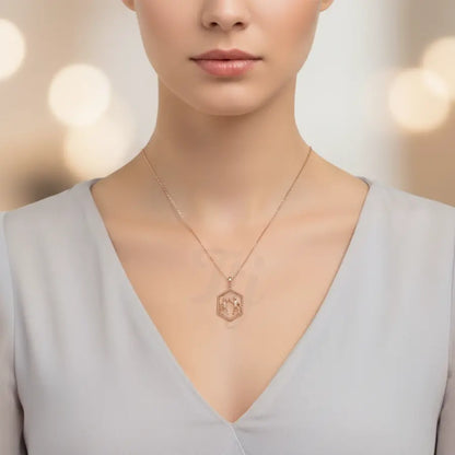 Joyful Hi-Five Gold Chain and Pendant