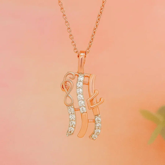 Music In Air Gold Chain and Pendant