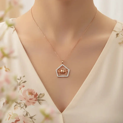 Sharing Our World Gold Chain and Pendant