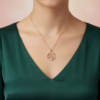 Lifting Dreams Together Gold Chain and Pendant