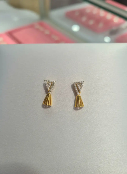 Golden Prism Earrings