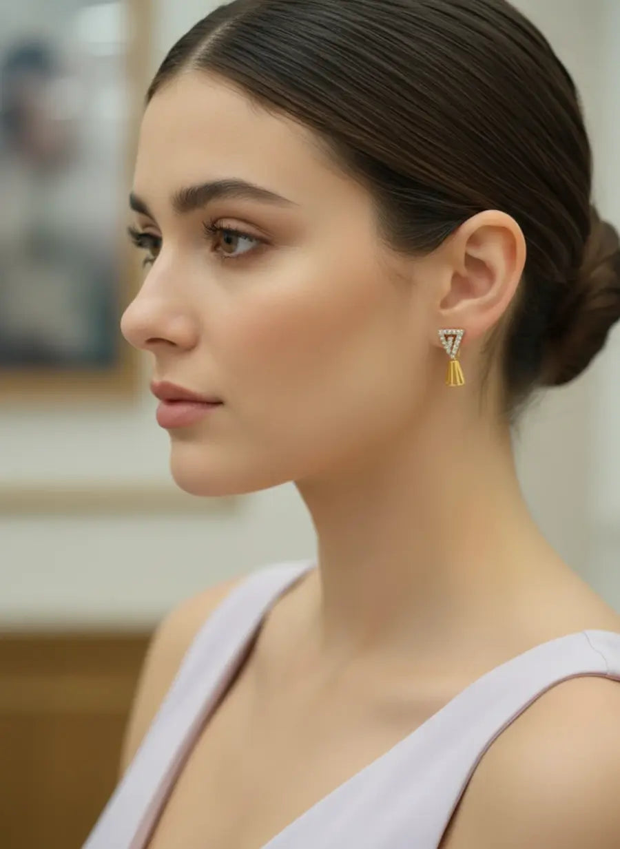 Golden Prism Earrings