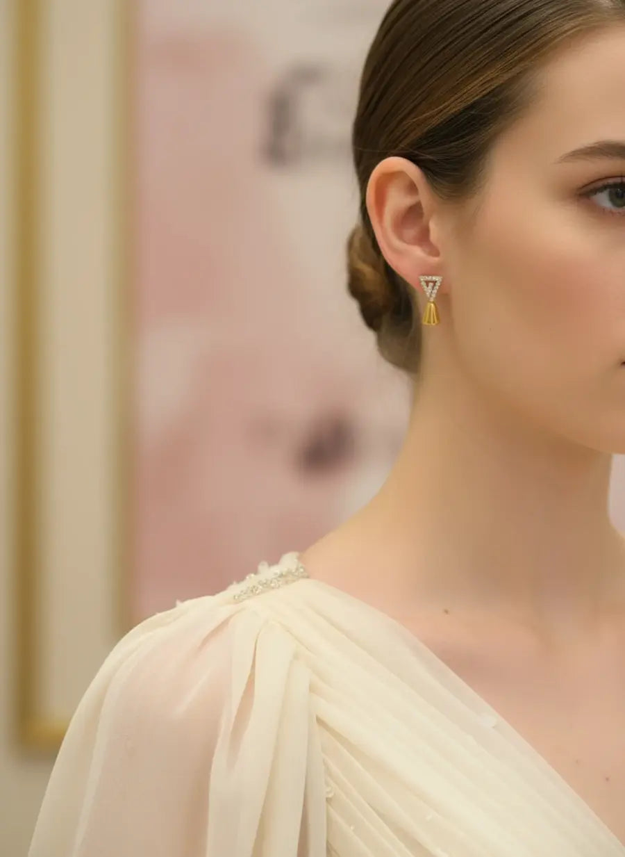 Golden Prism Earrings