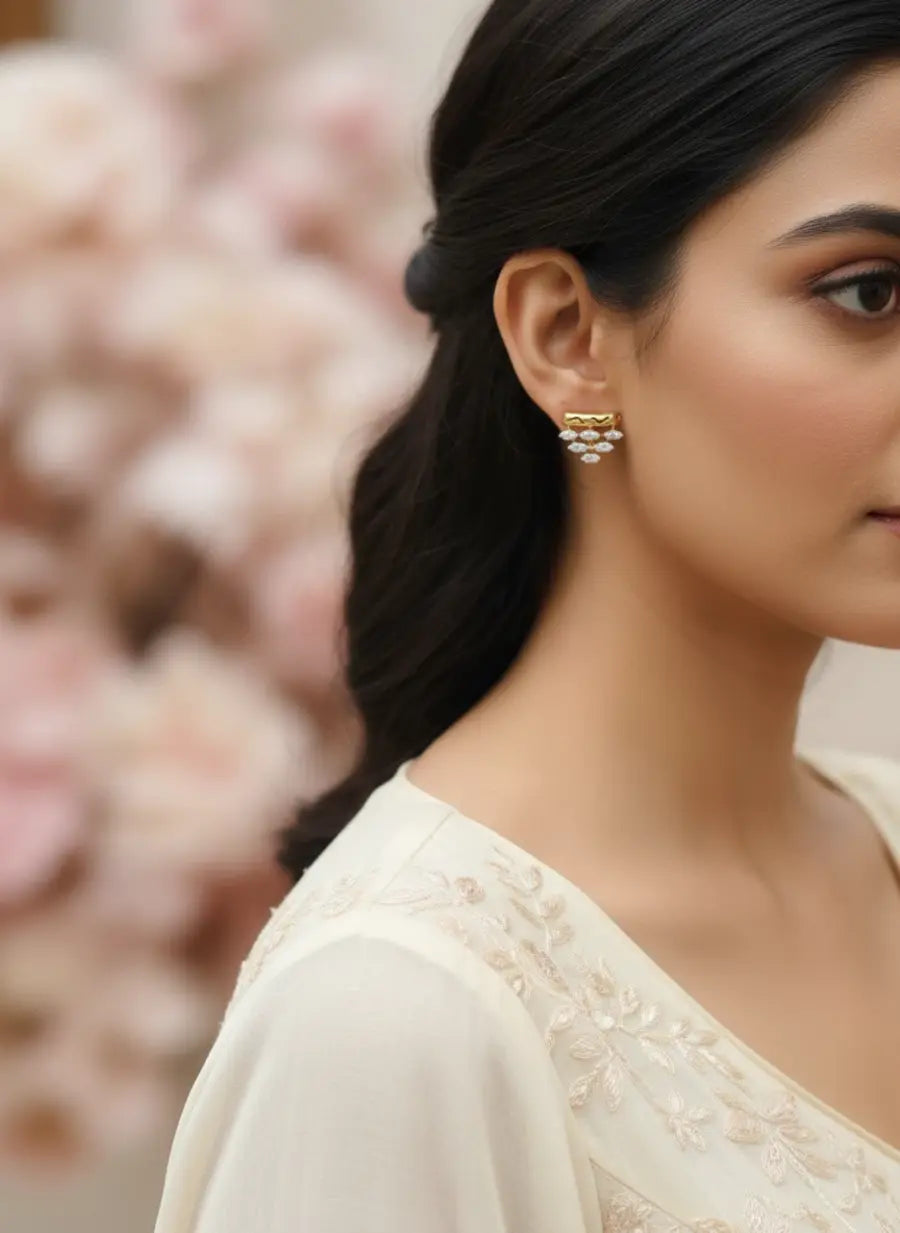 Golden Grapevine Earrings