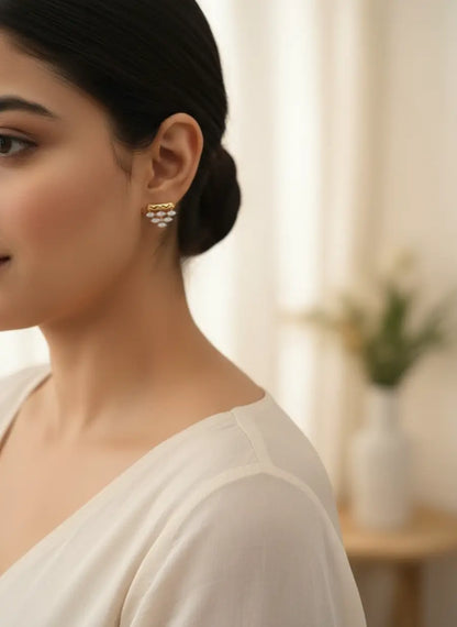 Golden Grapevine Earrings