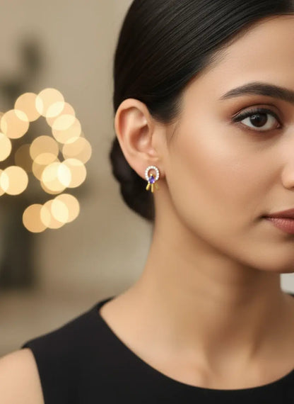 Sunrise Bloom Gold Earrings
