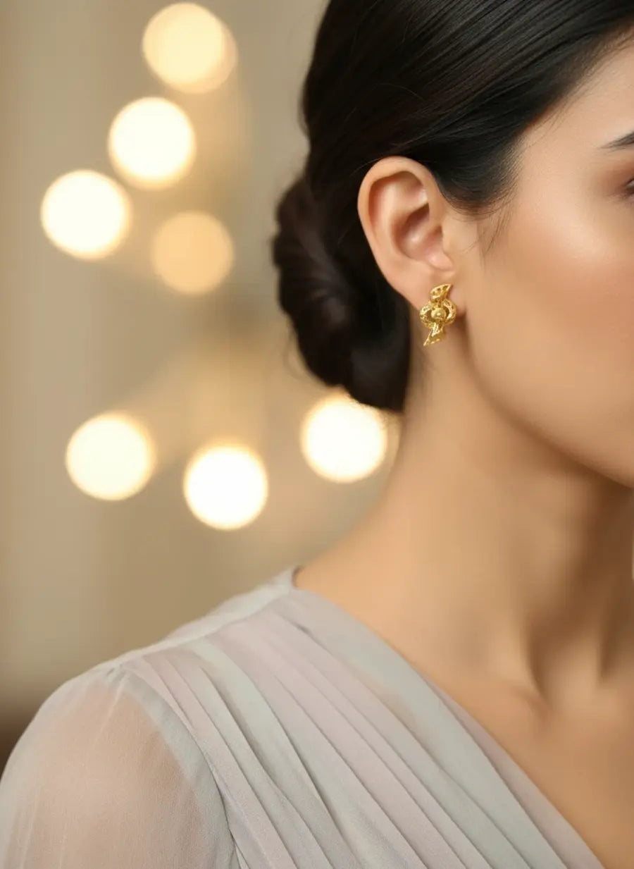 Golden Bird Earrings