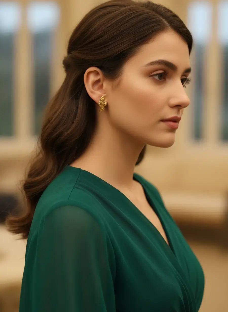Golden Bird Earrings