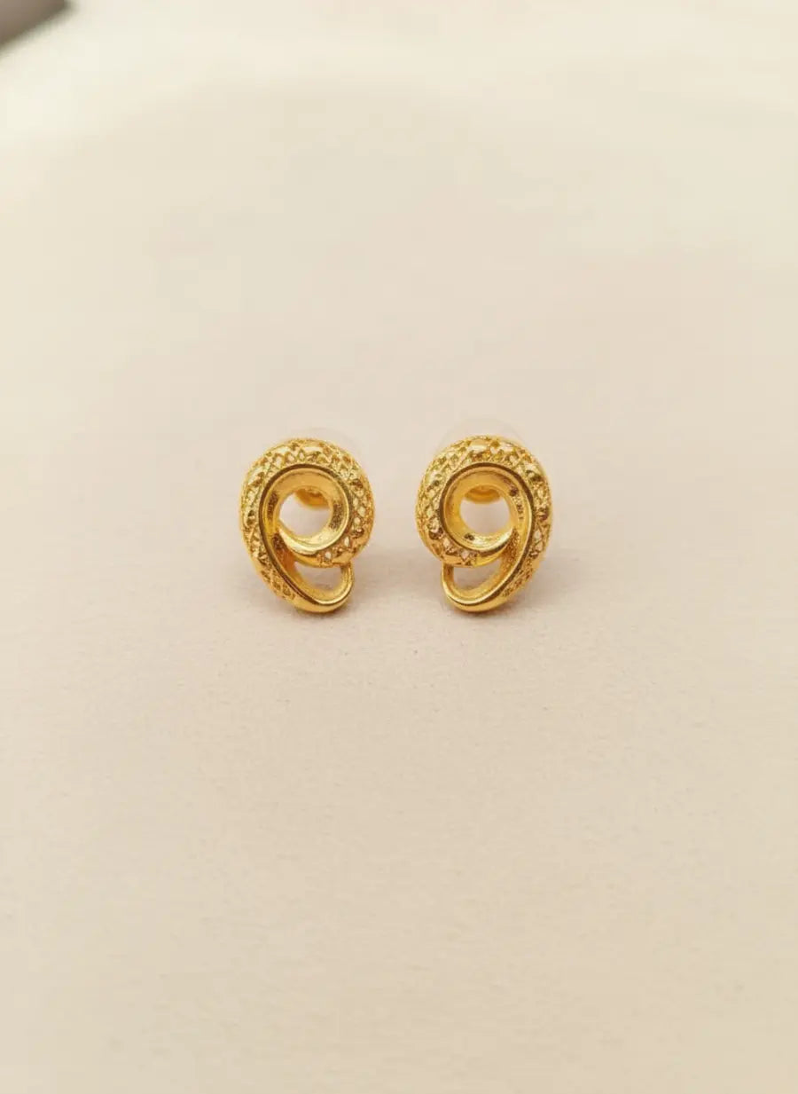 Eternal Bond Gold Earrings