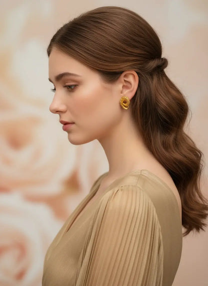 Eternal Bond Gold Earrings