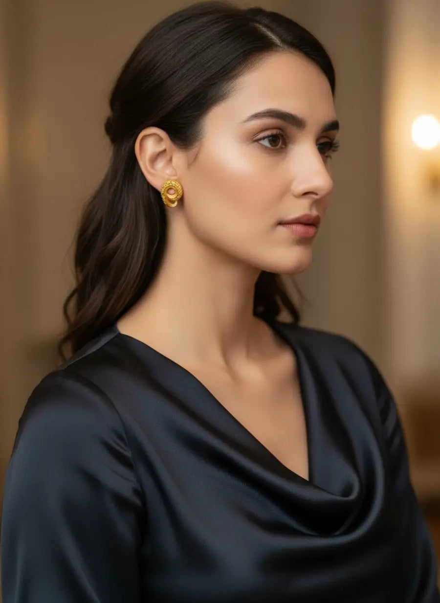 Eternal Bond Gold Earrings