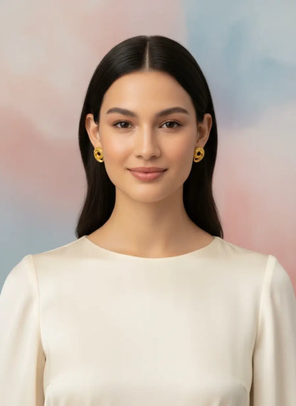 Eternal Bond Gold Earrings