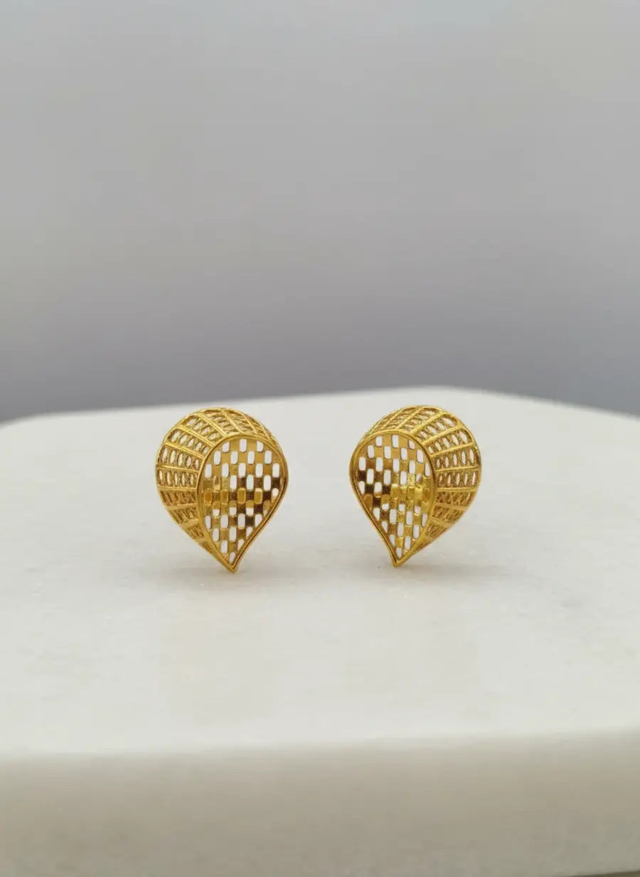 Golden Scale Earrings