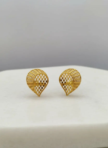 Golden Scale Earrings