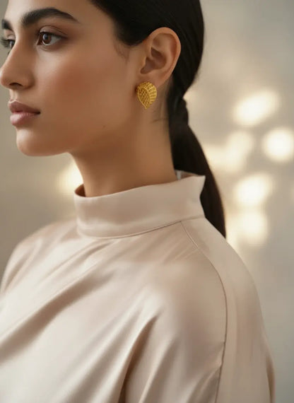 Golden Scale Earrings