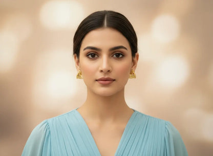 Golden Triangle Earrings