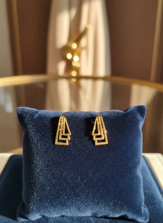 Wings of Strength Gold Earrings