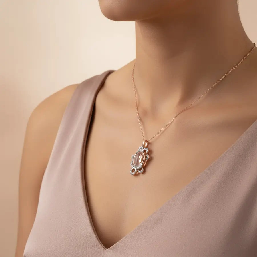 Butterfly Blossom Wonder Gold Pendant