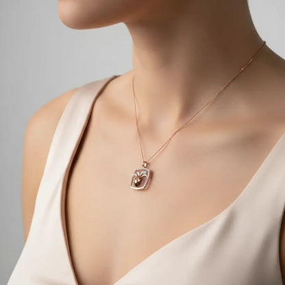 Chirpy Bunny Charm Gold Pendant