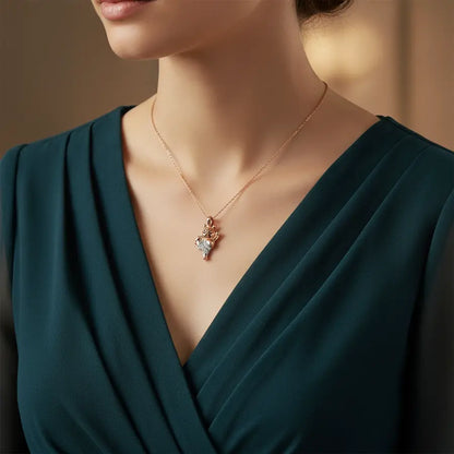Quirky Standout Pose Gold Pendant