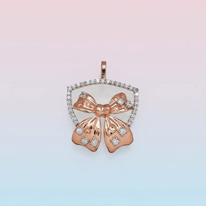 Ribbon Gold Pendant