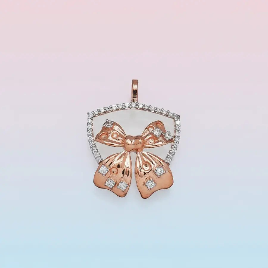 Ribbon Gold Pendant
