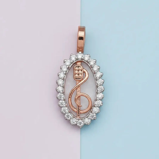 Mic Music Moment Gold Pendant