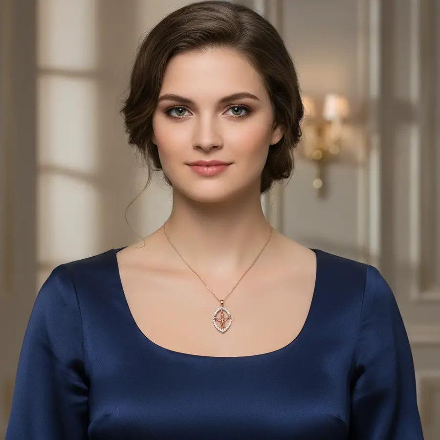 Lifting Strong Spirit Gold Pendant