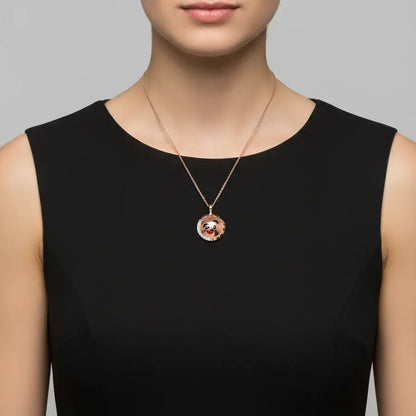 Wide Smile Emoji Gold Pendant