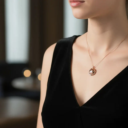 Wide Smile Emoji Gold Pendant