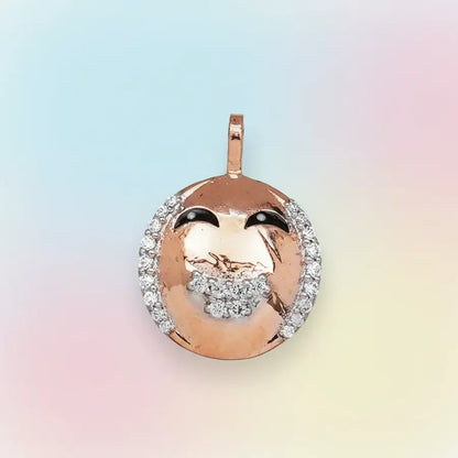 Diamond Laughter Sparkle Gold Pendant