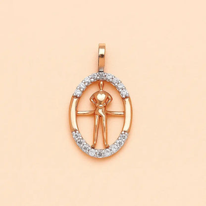 Oscar Pose Gold Pendant