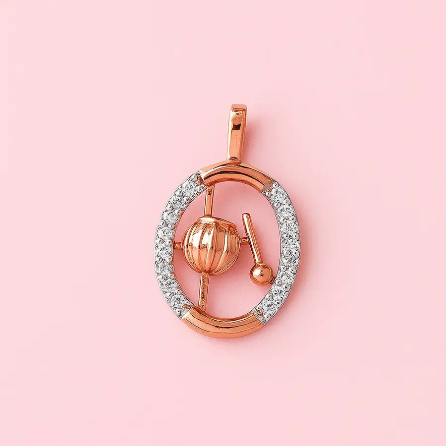 Melam Drum Gold Pendant