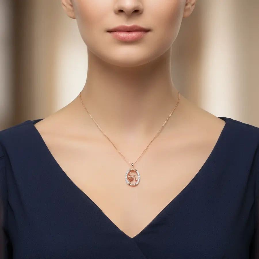 Melam Drum Gold Pendant