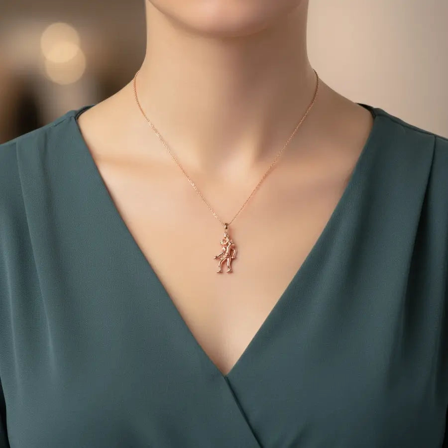 Dad Carry Gold Pendant