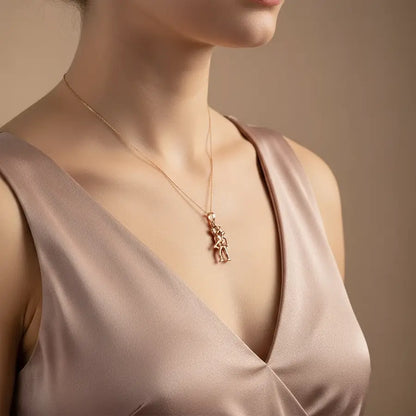 Dad Carry Gold Pendant