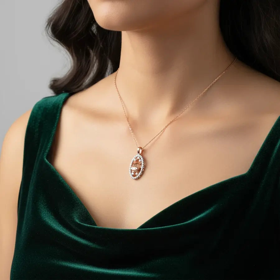 Cow Gold Pendant