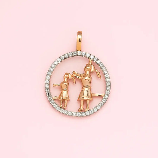 Hair Tie Gold Pendant